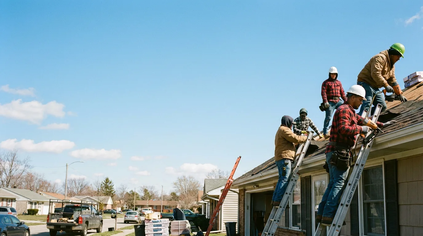 Roofing in Roberts, IL near me